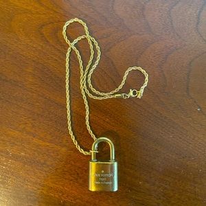 Vintage Louis Vuitton Lock necklace— Reluxe Vintage